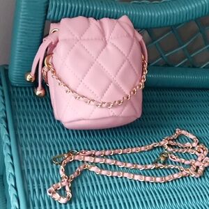 New Pink Vegan Purse